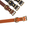 The Classic Leather Dog Collar Dark Chocolate