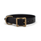 The Classic Leather Dog Collar Black